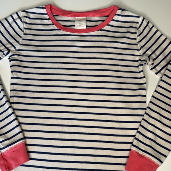Mini Boden Girls Striped Top Size 7 years Pullover Round Neck - Picture 3 of 7